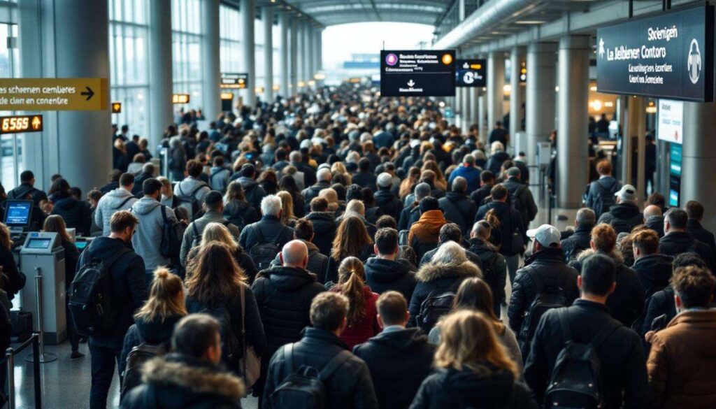 Contrôles biométriques aux frontières de Schengen : files d’attente record et aéroports européens sous pression