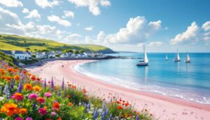 Avec ses plages de sable rose, ce port breton est un refuge idyllique pour se ressourcer -