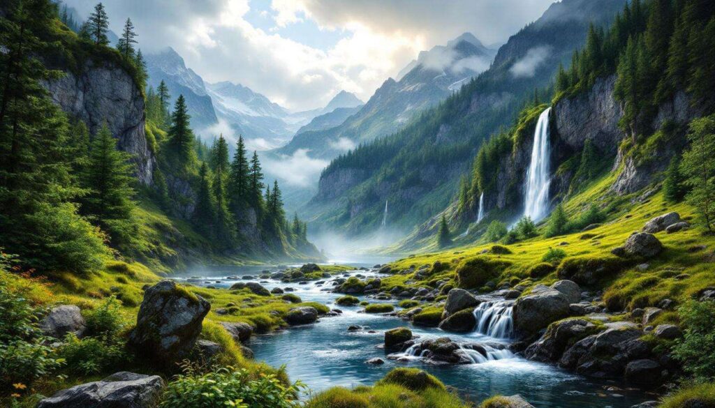 Cette vallée pyrénéenne, bordée de cascades et de forêts, évoque les paysages du Canada