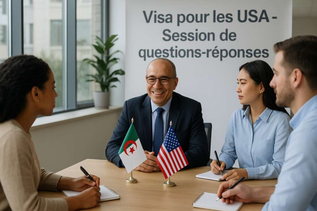 Visa pour les USA : l’ambassade en Algérie répond aux questions des internautes algériens