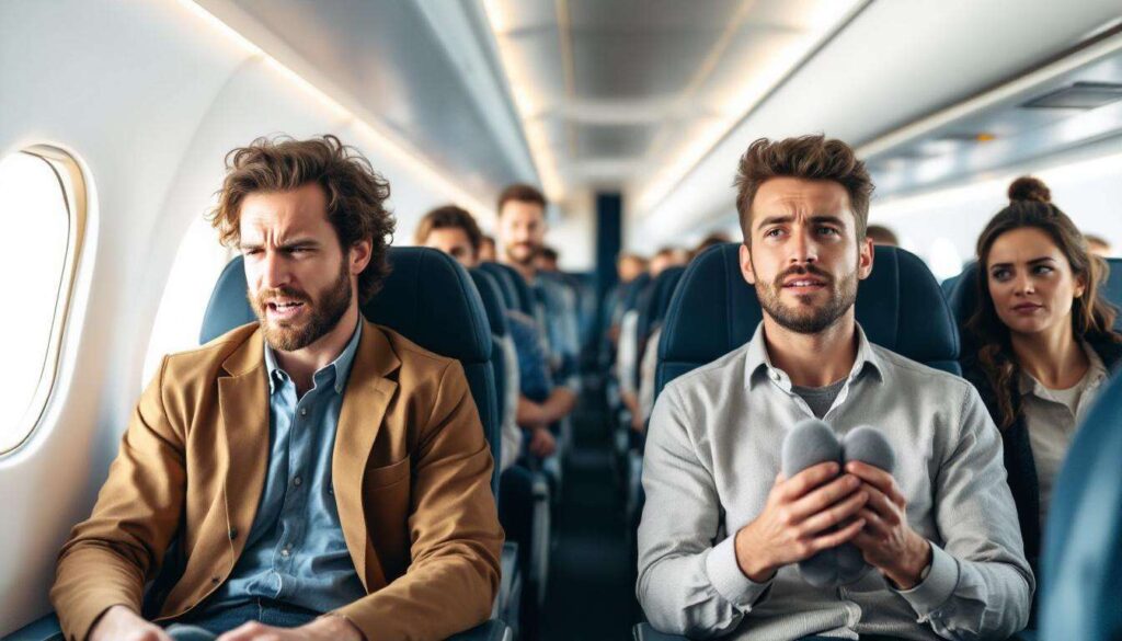 Bavardages intempestifs, retirer ses chaussettes dans l’avion... Ces comportements qui insupportent en voyage