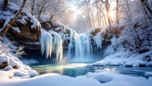 À 2h de Lyon, ce site naturel classé aux 31 cascades est une pure merveille en hiver
