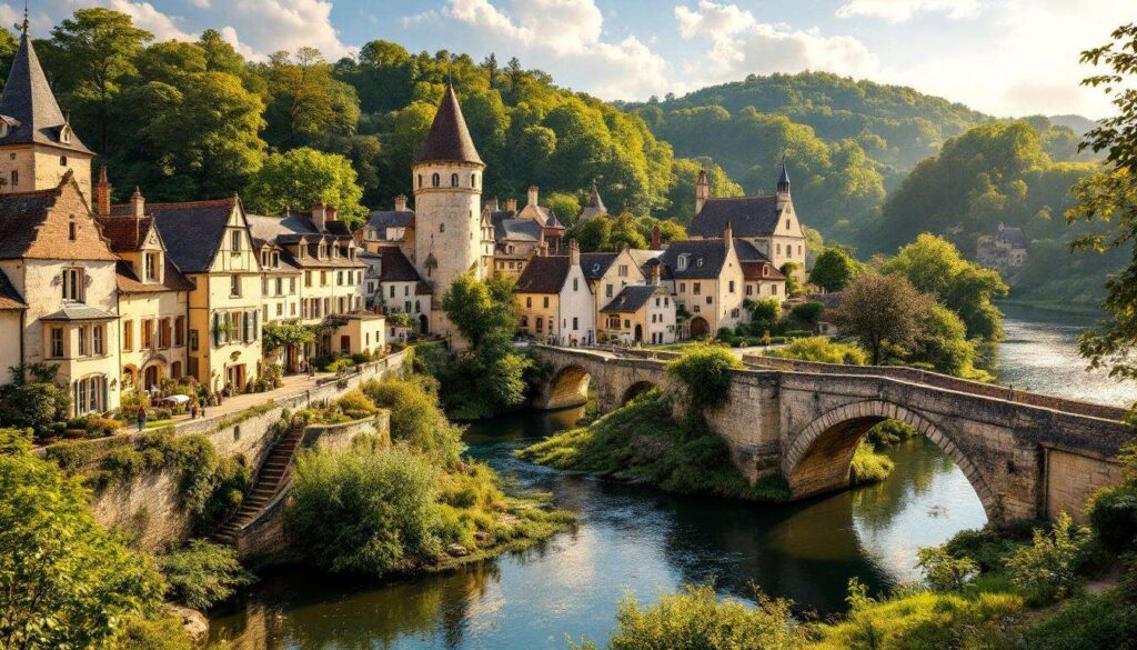 À moins de 2h d’Orléans, découvrez ce village médiéval entouré d’eau et classé parmi les plus beaux de France